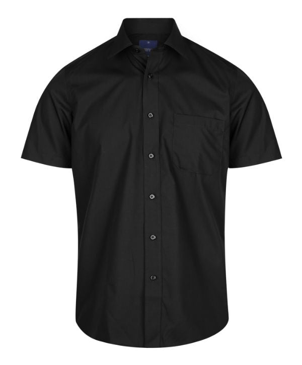 Nicholson Mens Short Sleeve Shirt - Uniforms and Workwear NZ - Ticketwearconz