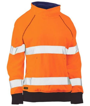 Womens Taped Hi Vis Fleece Jumper - Uniforms and Workwear NZ - Ticketwearconz