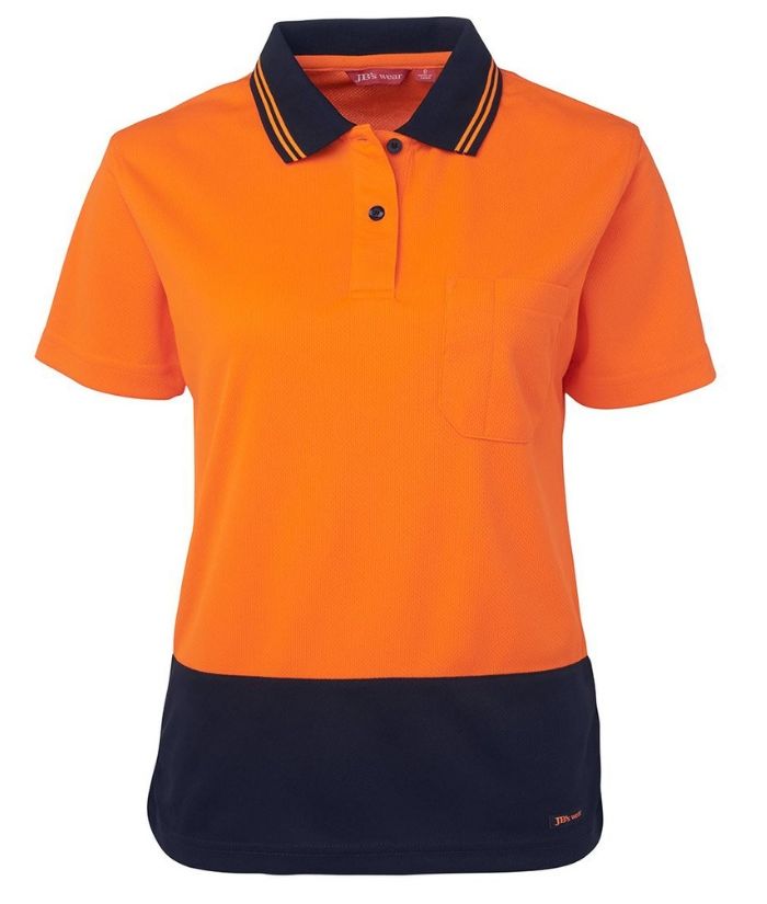 Ladies Hi Vis S/S Comfort Polo - Uniforms and Workwear NZ - Ticketwearconz