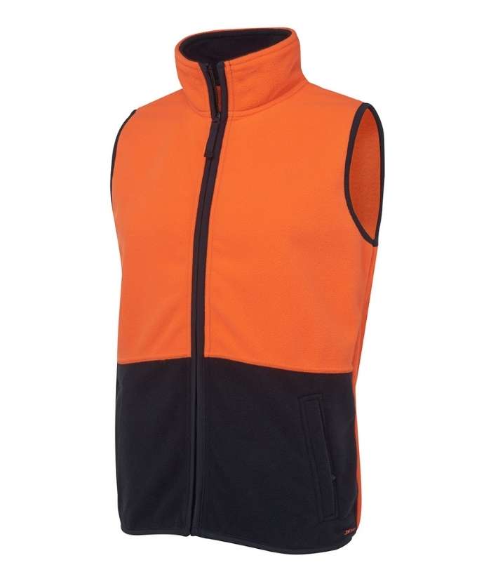 Hi Vis Polar Fleece Vest