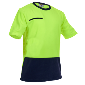 Hi Vis Day Only Short Sleeve Polar Fleece T-shirt - Uniforms and Workwear NZ - Ticketwearconz