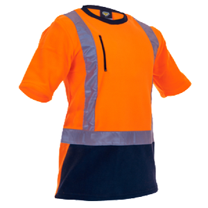 Hi Vis Day/Night Short Sleeve Polar Fleece T-shirt-pcf1015