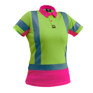 Caution-hi-vis-womens-microvent-polo-pcp1264