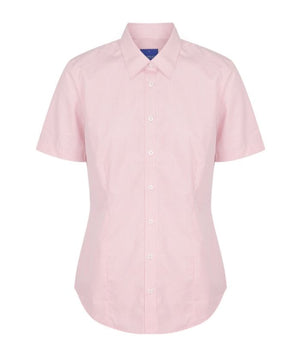 Westgarth Gingham Womens Short Sleeve Shirt - Uniforms and Workwear NZ - Ticketwearconz