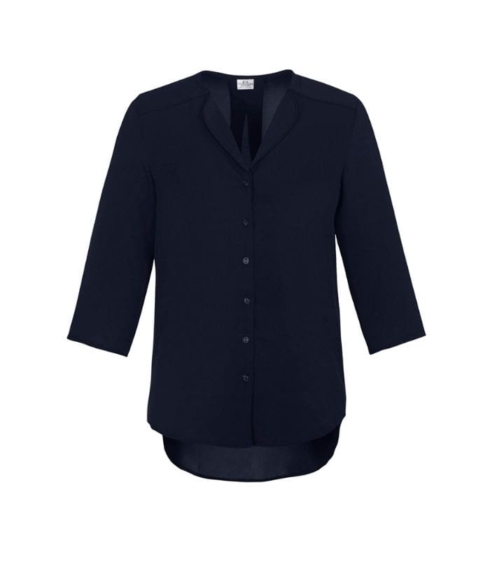 Lily Ladies Longline Blouse - Uniforms and Workwear NZ - Ticketwearconz