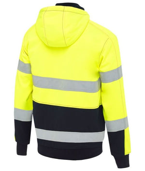 Taped Hi Vis Fleece Hoodie with Sherpa Lining - Uniforms and Workwear NZ - Ticketwearconz