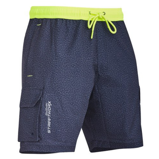 Mens Streetworx Stretch Work Board Short-zs240-syzmik