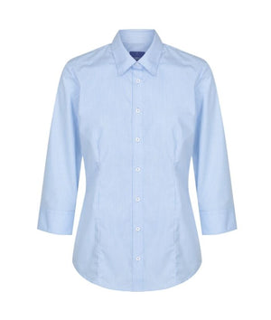 Westgarth Womens Gingham 3/4 Sleeve Shirt - Uniforms and Workwear NZ - Ticketwearconz