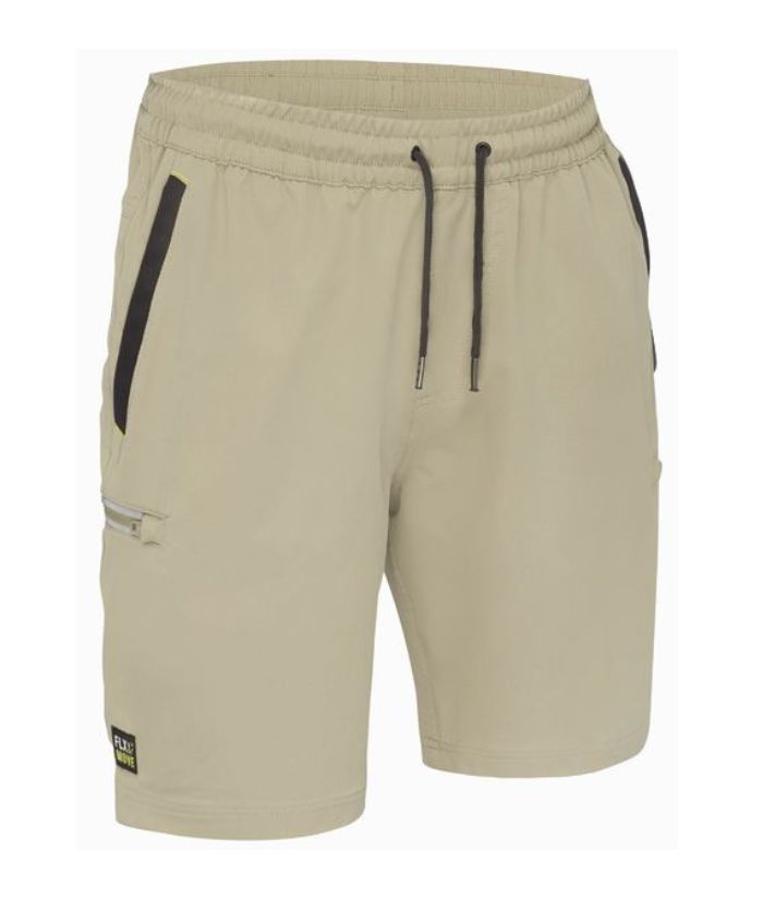 stone-bisley-flex-and-move-4-way-stretch-elastic-waist-cargo-short-BSHC1333-trades