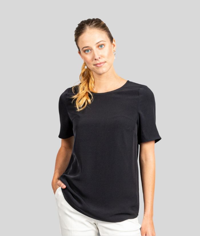 gloweave-taylor-womens-ladies-short-sleeve-top-1798WS-navy