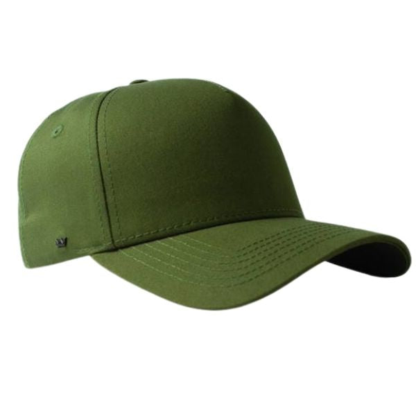 uflex-pro-style-5-panel-cap-u15518-military-green-golf-baseball-promotional