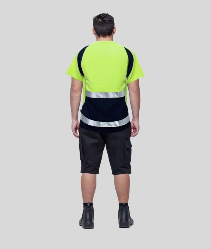 Hi Vis Fleece Tee - Uniforms and Workwear NZ - Ticketwearconz