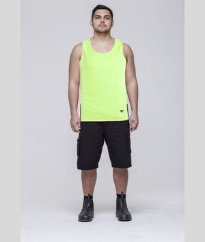 Hi Vis Performance Singlet - Uniforms and Workwear NZ - Ticketwearconz