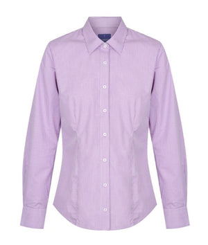 Westgarth Gingham Womens Long Sleeve Shirt - Uniforms and Workwear NZ - Ticketwearconz