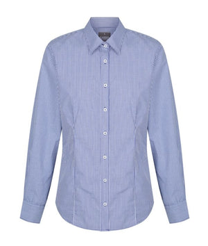 Westgarth Gingham Womens Long Sleeve Shirt - Uniforms and Workwear NZ - Ticketwearconz