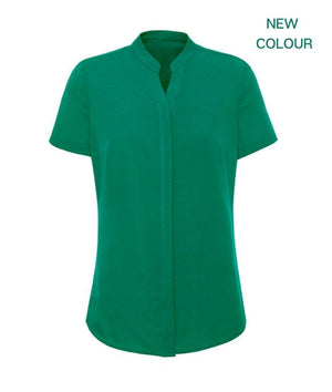 Womens Juliette Short Sleeve Blouse - Uniforms and Workwear NZ - Ticketwearconz