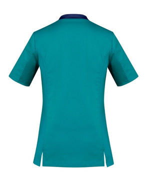 Womens Riley V-Neck Scrub Top - Uniforms and Workwear NZ - Ticketwearconz