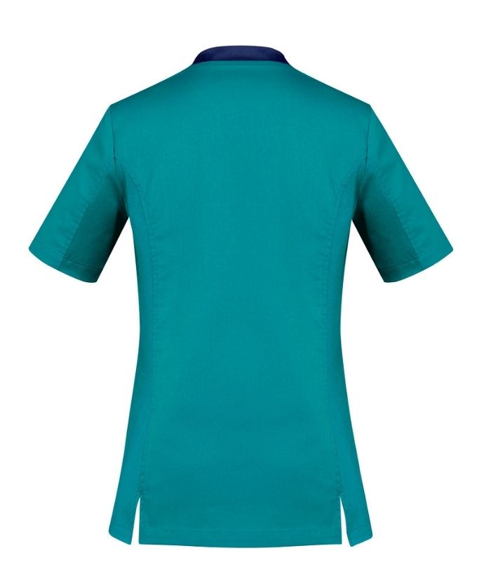 Womens Riley V-Neck Scrub Top - Uniforms and Workwear NZ - Ticketwearconz