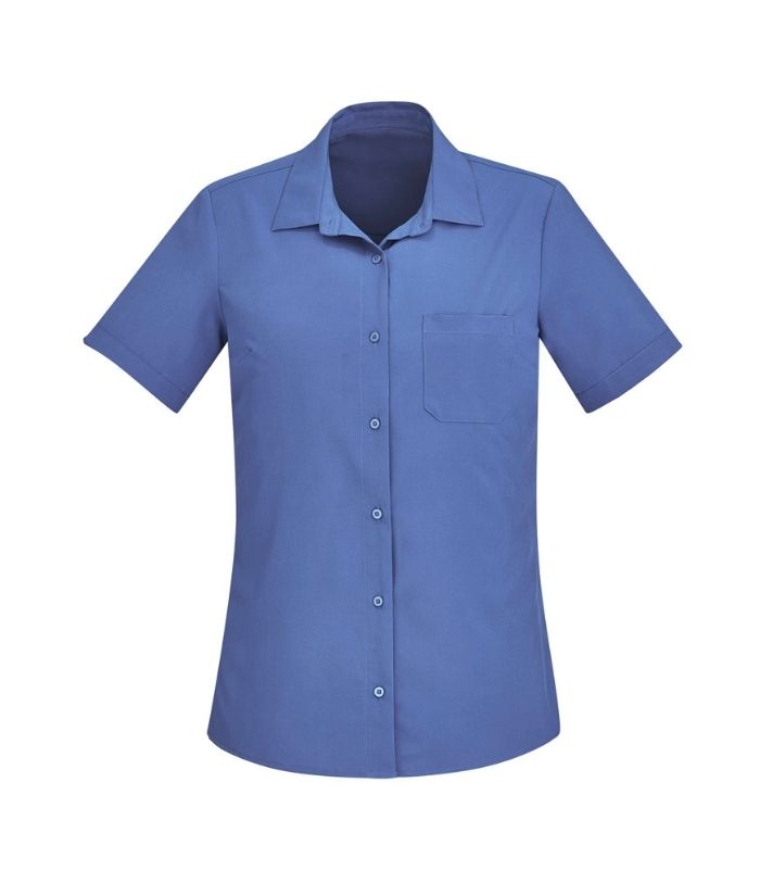 Womens Florence Short Sleeve Shirt - Uniforms and Workwear NZ - Ticketwearconz