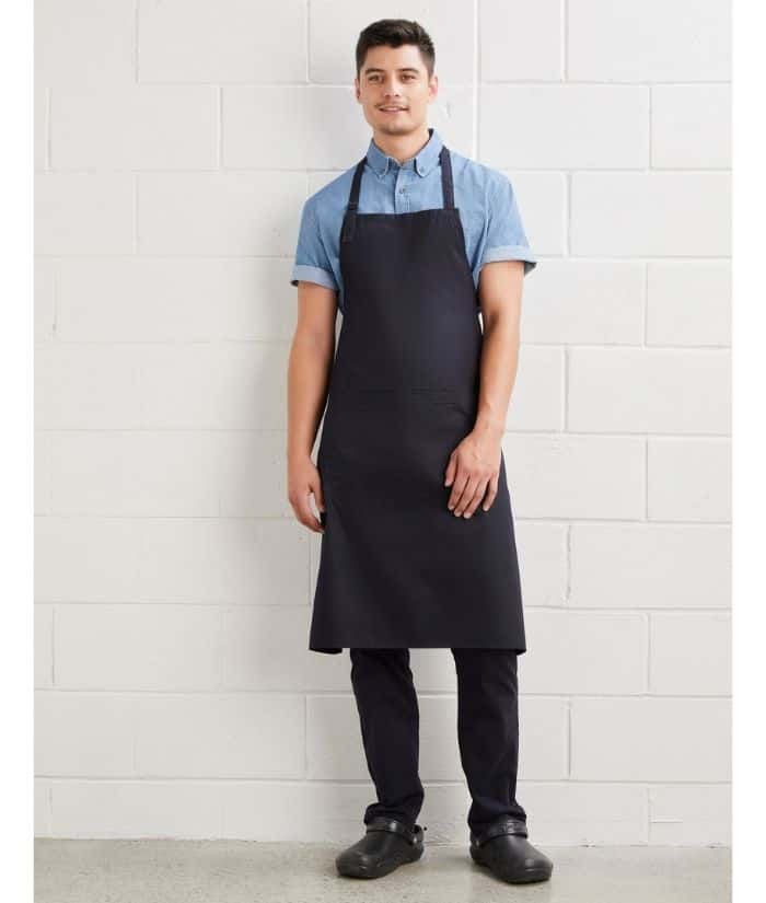 Bib Apron - With Pocket - Uniforms and Workwear NZ - Ticketwearconz