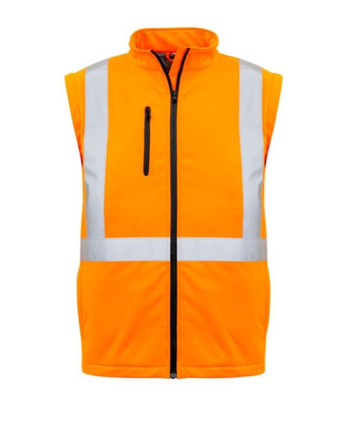 Unisex Hi Vis 2 in 1 X Back Soft Shell  Jacket - Uniforms and Workwear NZ - Ticketwearconz