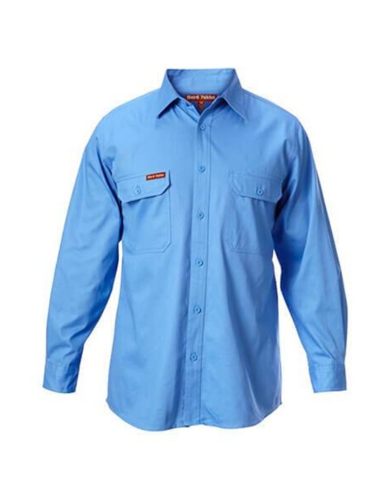 Foundations Cotton Drill Shirt L/S - Uniforms and Workwear NZ - Ticketwearconz