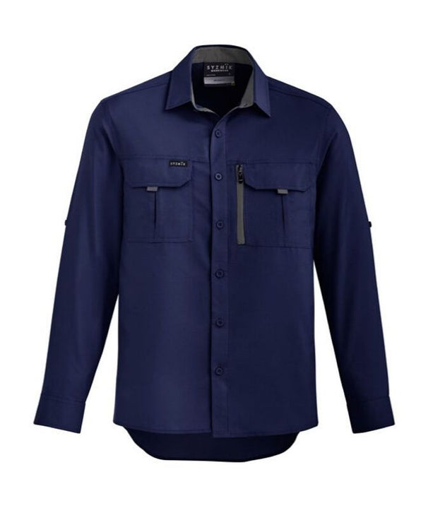 Mens Outdoor Long Sleeve Shirt - Uniforms and Workwear NZ - Ticketwearconz