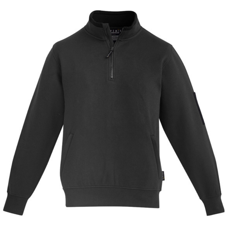 Mens 1/4 Zip Brushed Fleece Jumper - Uniforms and Workwear NZ - Ticketwearconz