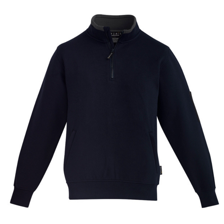 mens-1/4-zip-brushed-fleece-zt366-syzmik