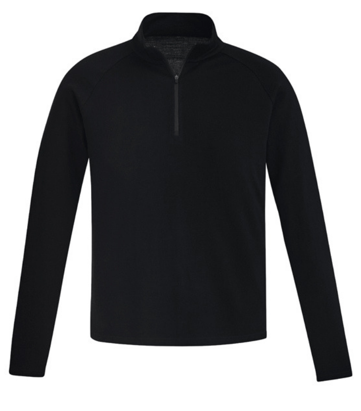 Mens Merino Wool Mid-layer Pullover-zt766-syzmik