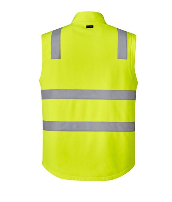 Unisex Hi Vis Softshell Vest - Uniforms and Workwear NZ - Ticketwearconz