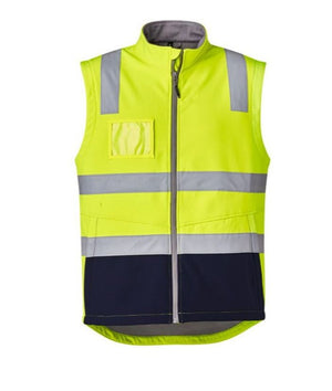 Unisex Hi Vis Softshell Vest - Uniforms and Workwear NZ - Ticketwearconz