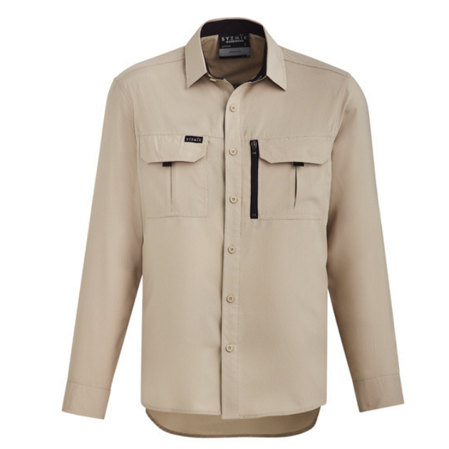 Mens Outdoor Long Sleeve Shirt - Uniforms and Workwear NZ - Ticketwearconz