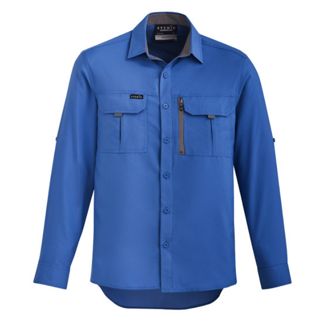 Mens Outdoor Long Sleeve Shirt - Uniforms and Workwear NZ - Ticketwearconz