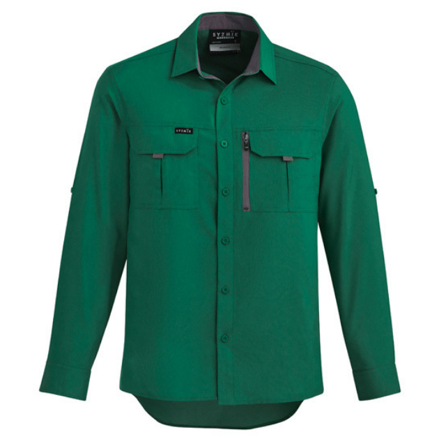 Mens Outdoor Long Sleeve Shirt - Uniforms and Workwear NZ - Ticketwearconz