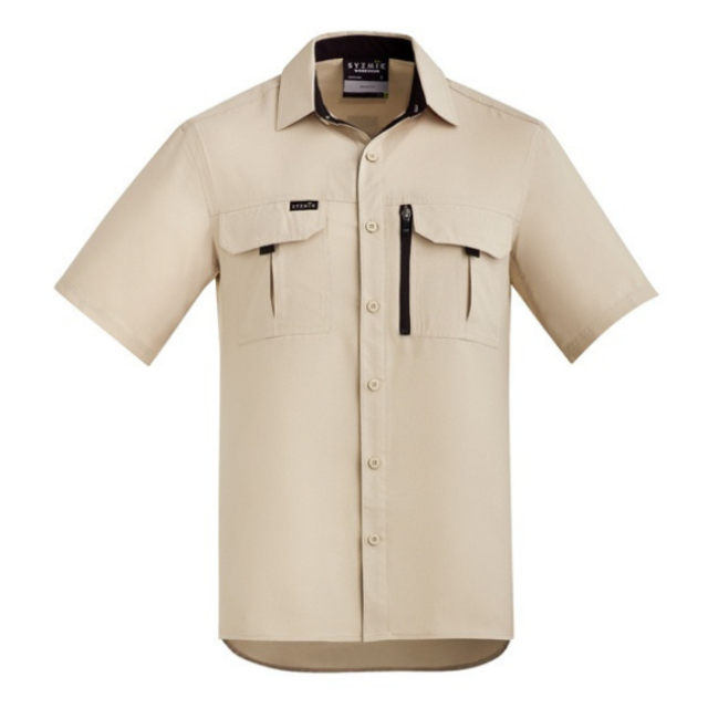 Mens Outdoor Short Sleeve Shirt - Uniforms and Workwear NZ - Ticketwearconz