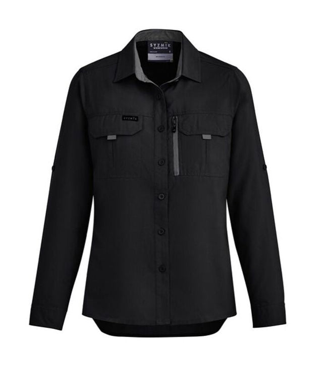 Womens Outdoor Long Sleeve Shirt - Uniforms and Workwear NZ - Ticketwearconz