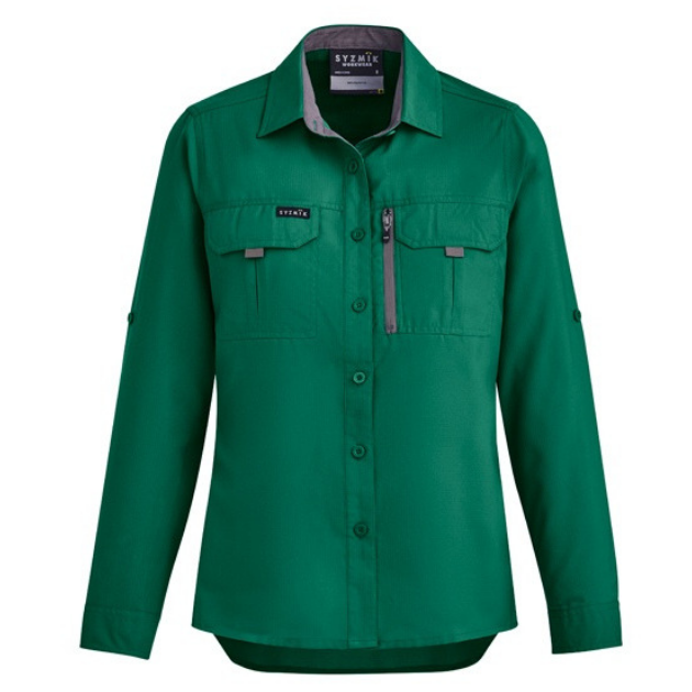 Womens Outdoor Long Sleeve Shirt - Uniforms and Workwear NZ - Ticketwearconz