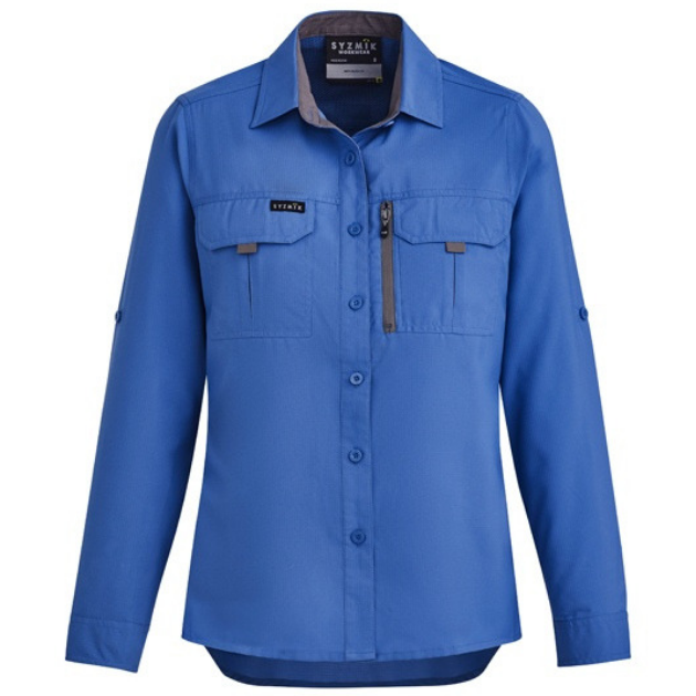 Womens Outdoor Long Sleeve Shirt - Uniforms and Workwear NZ - Ticketwearconz