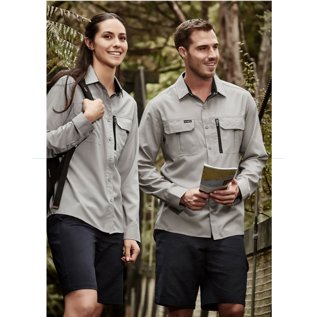 Mens Outdoor Long Sleeve Shirt - Uniforms and Workwear NZ - Ticketwearconz